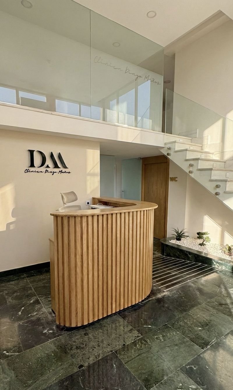 Recepción de la Clínica Diago Muñoz